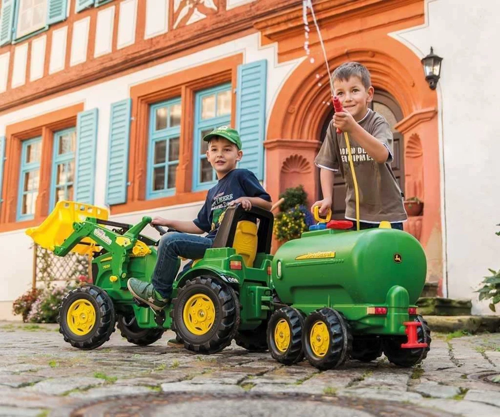 Rolly Toys Traukinys Cisternas John Deere Dviejų Ašių 30l