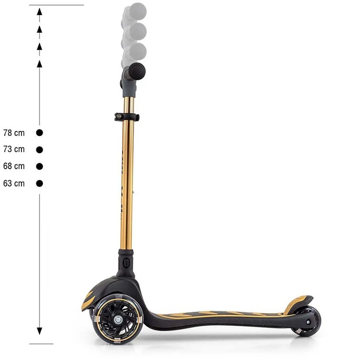 MILLY MALLY 5924 Motoroleris SCOOTER Boogie auksinis