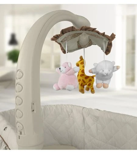 CREAM Lopšys Milly Mally Sweet Melody 4in1Remote Kreminis