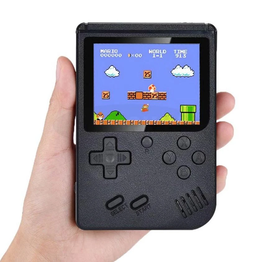 „Mini Portable Console SP 400“ retro žaidimų konsolė - juoda (vienam žaidėjui)