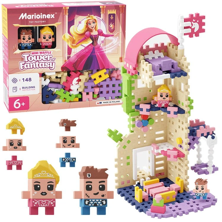Marioinex Mini vaflių kaladėlės Tower of Fantasy 148 vnt 2 figūrėlės ZA5493