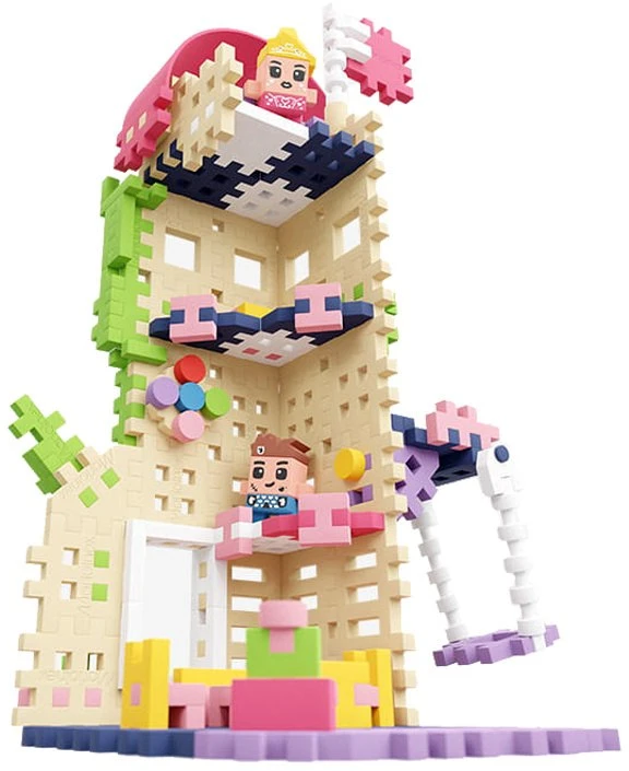 Marioinex Mini vaflių kaladėlės Tower of Fantasy 148 vnt 2 figūrėlės ZA5493