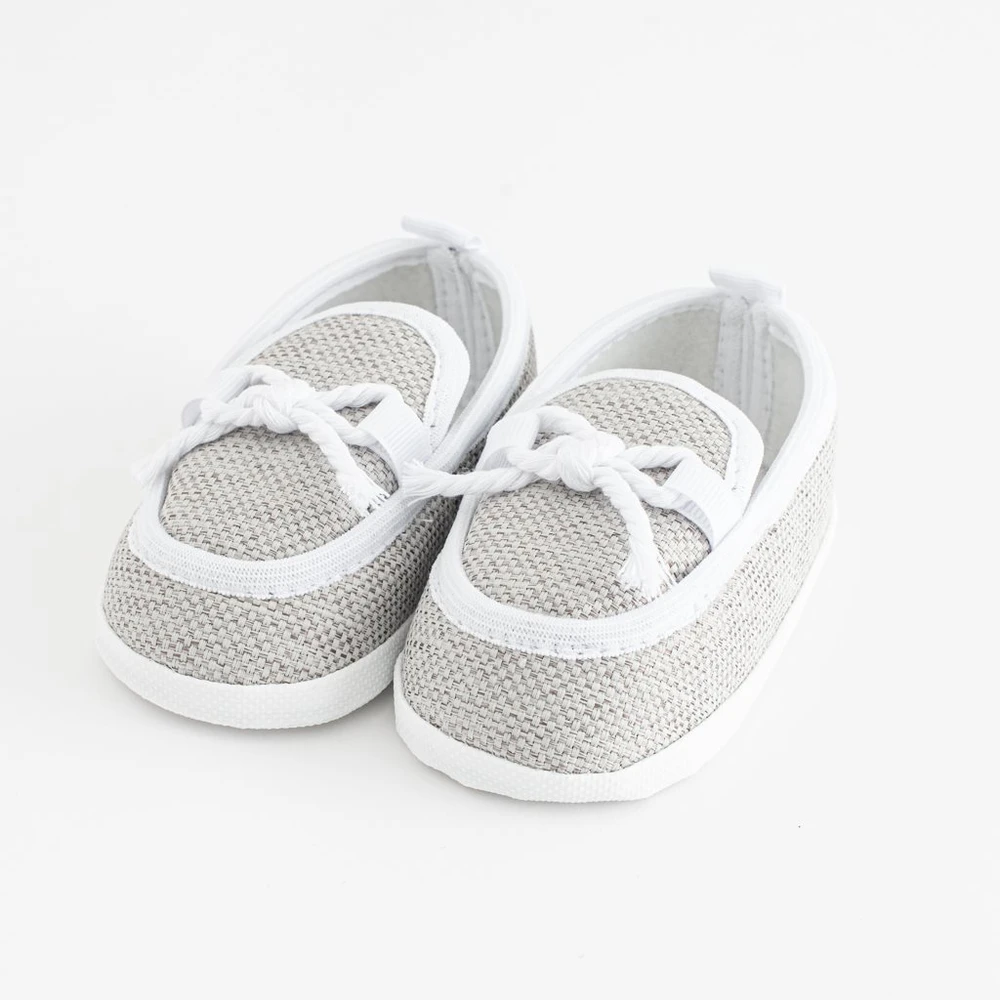 Mokasinų tipo kepuraitės kūdikiams New Baby pilkos 12-18 mėn., dydis 12-18 mėn.