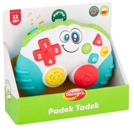 Mokomasis dviejų kalbų planšetinis žaislas Dumel Padek Tadek
