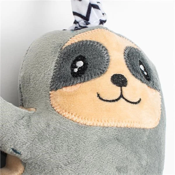 Mokomasis pliušinis žaislas su muzikine dėžute ir segtuku New Baby Sloth