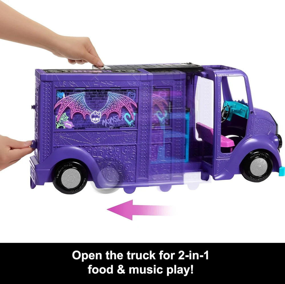 Mattel Monster High koncertinis maisto sunkvežimis HXH83