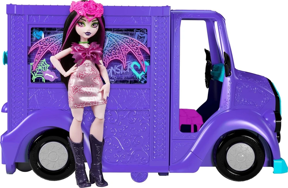 Mattel Monster High koncertinis maisto sunkvežimis HXH83