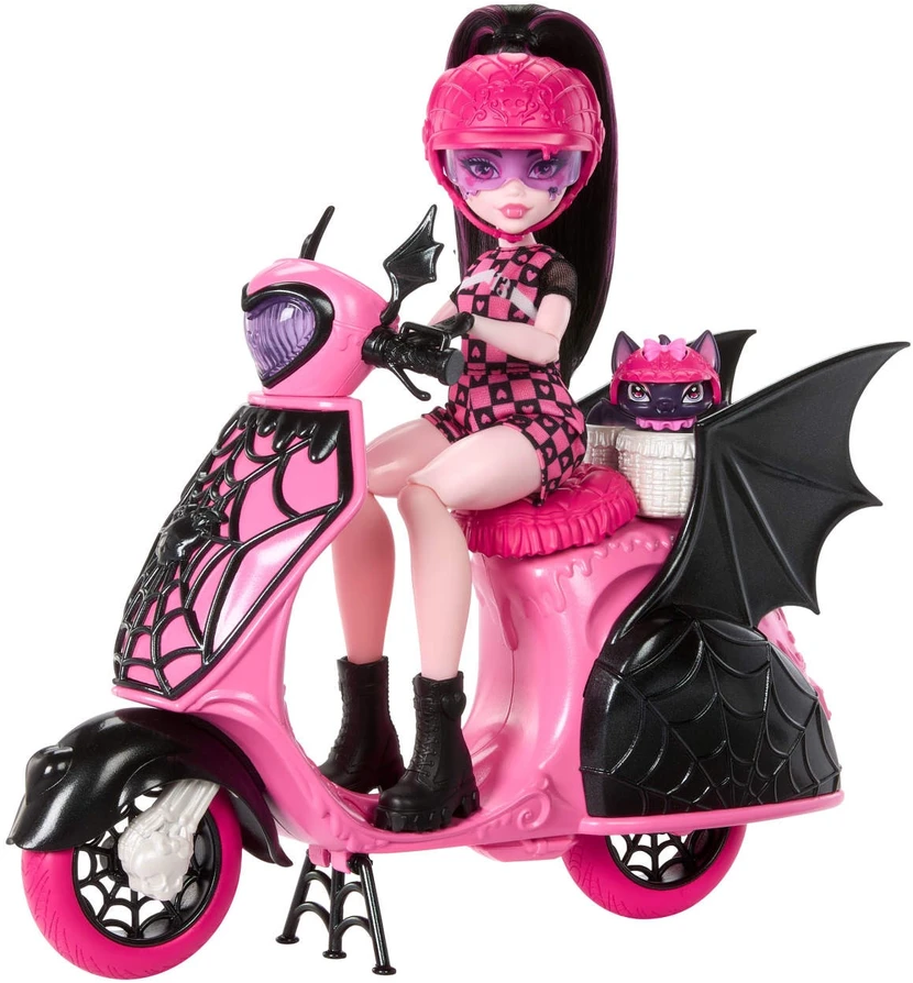 Monster High Draculaura Vamptastiškas paspirtukas JDR61