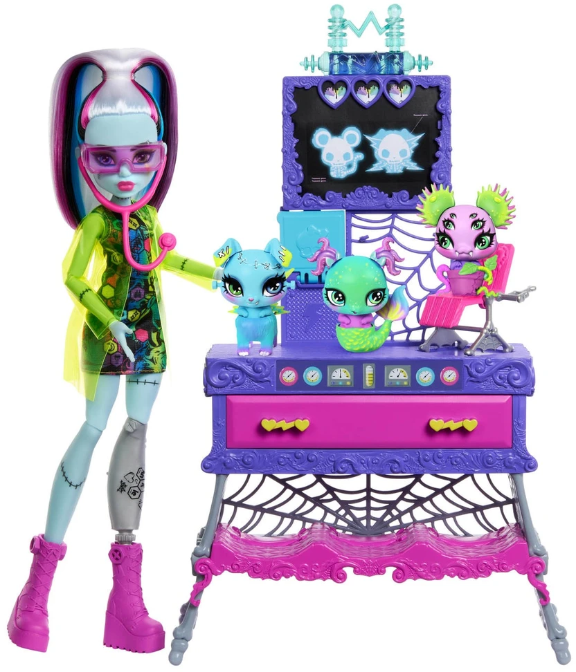 Lėlė Monster High Frankie Stein MAKE-A-MONSTER JBF18