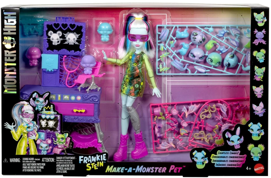 Lėlė Monster High Frankie Stein MAKE-A-MONSTER JBF18