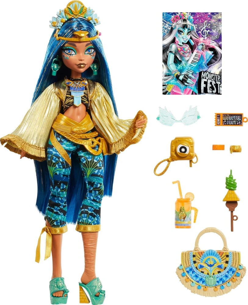 Lėlė  Mattel „Monster High“ Kleo, muzikos festivalio serija