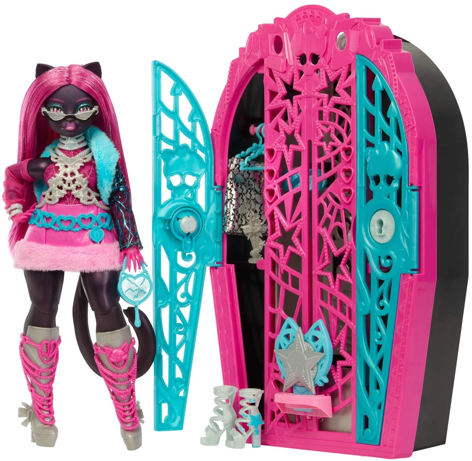 Monster High Skulltimate Secrets Catty Noir lėlė JBG82