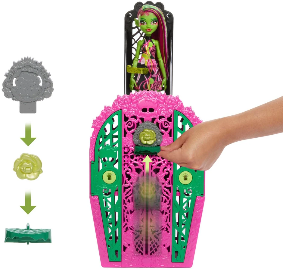 Monster High Skulltimate Secrets Venus McFlytrap lėlė HYT75