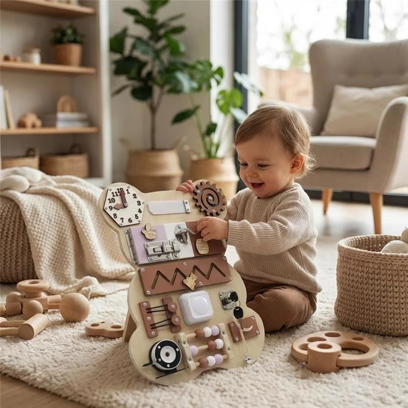 Dėlionė Montessori žaidimų lenta „Dramblys“ Baby Mix
