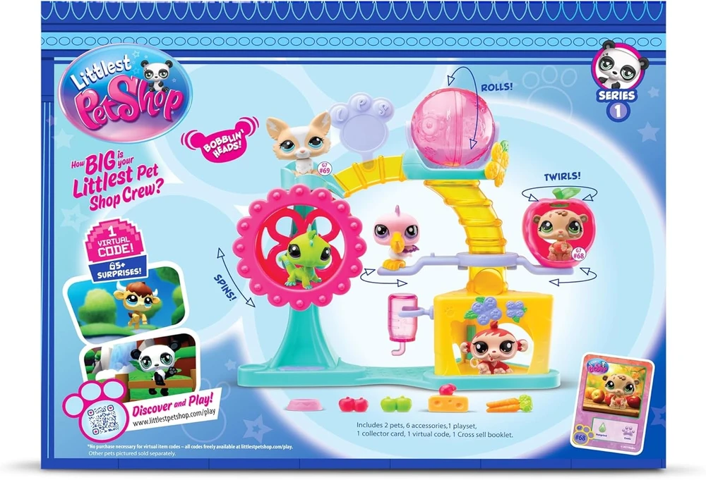 TM Toys LITTLEST PET SHOP rinkinys Linksmybių fabriko žaidimų aikštelė