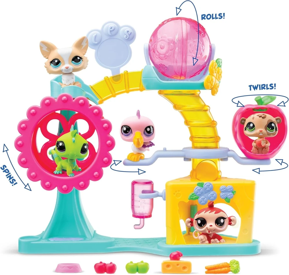 TM Toys LITTLEST PET SHOP rinkinys Linksmybių fabriko žaidimų aikštelė