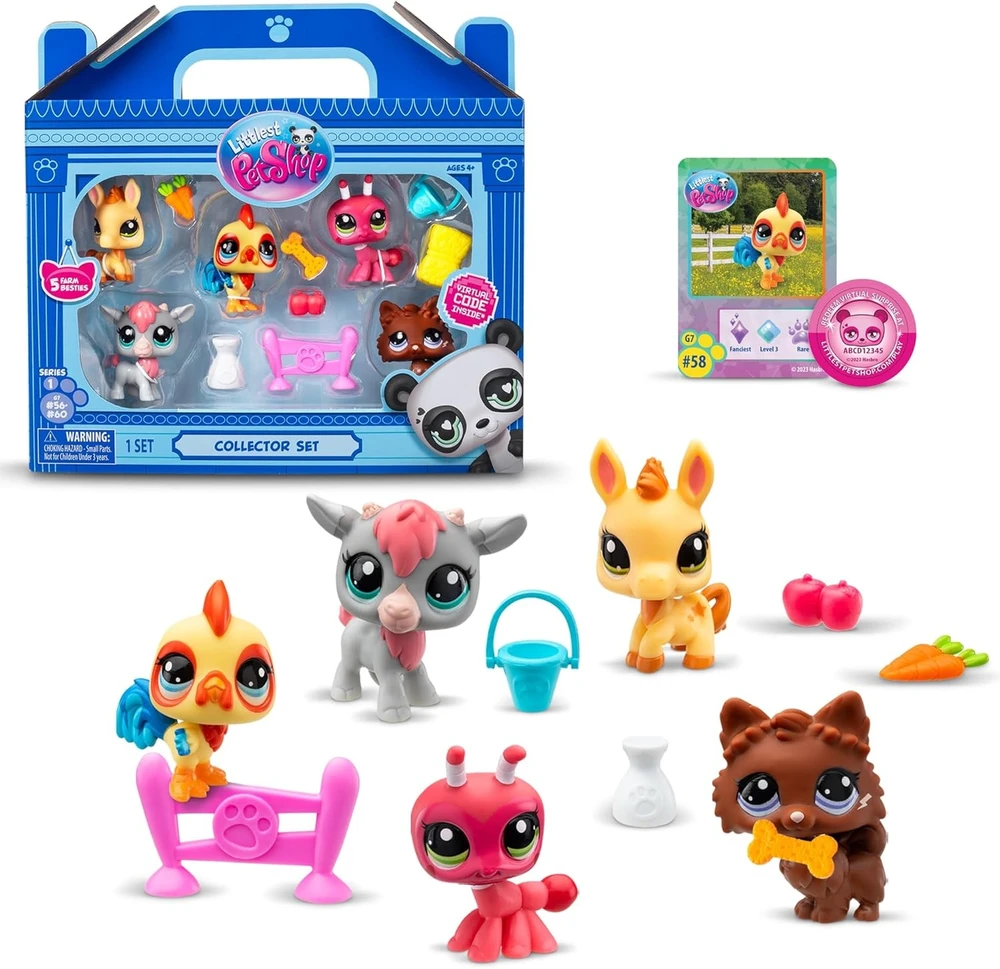 TM Toys Littlest Pet Shop ūkio geriausi žaisliukai, 5 vnt., 00510