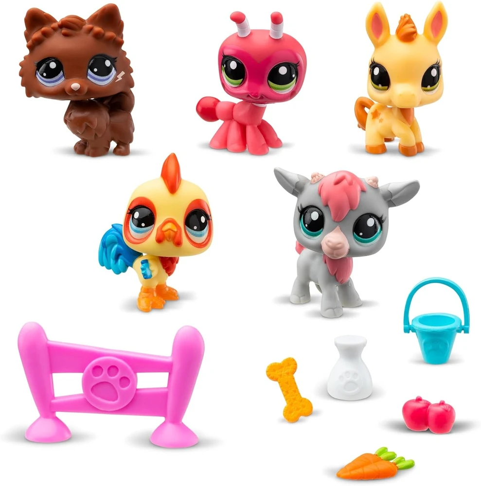 TM Toys Littlest Pet Shop ūkio geriausi žaisliukai, 5 vnt., 00510