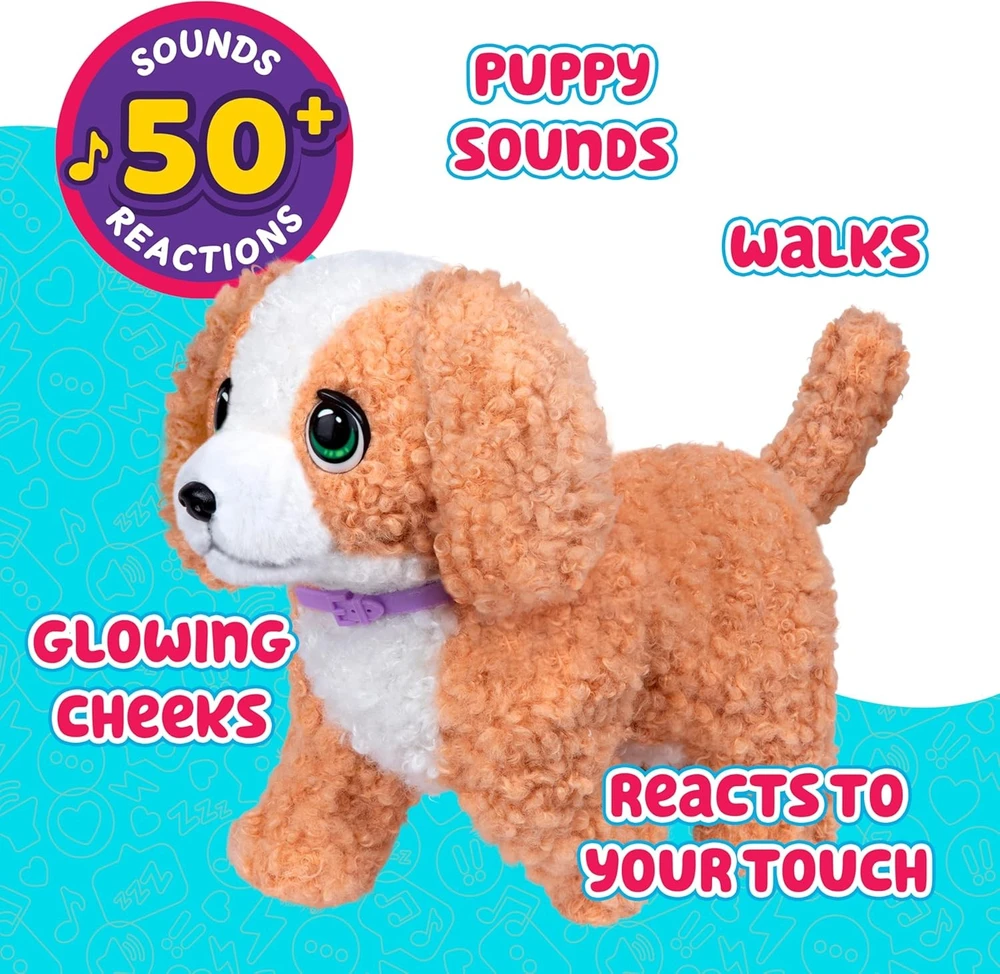 Moose Little Live Pets Ouchies Poodle 26733 interaktyvus pudelis gydytojo žaidimui
