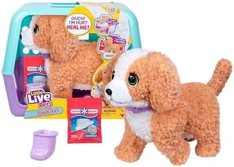 Moose Little Live Pets Ouchies Poodle 26733 interaktyvus pudelis gydytojo žaidimui