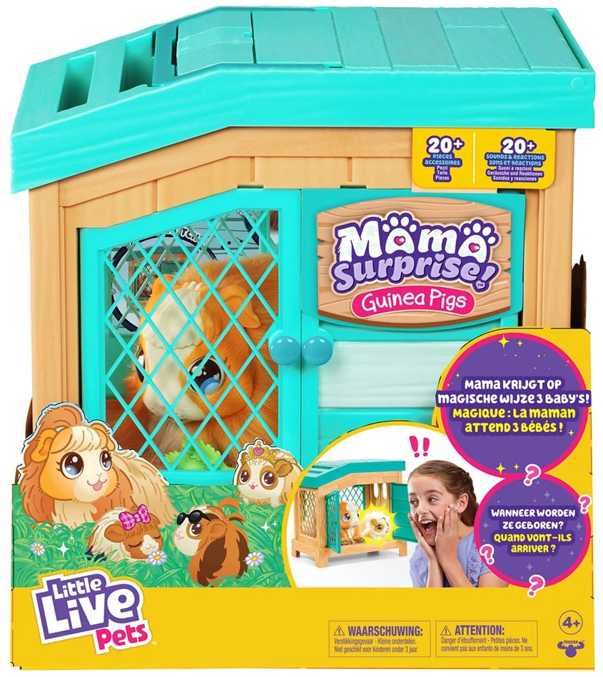Moose Toys LITTLE LIVE PETS Mama Surprise Jūrų kiaulytė