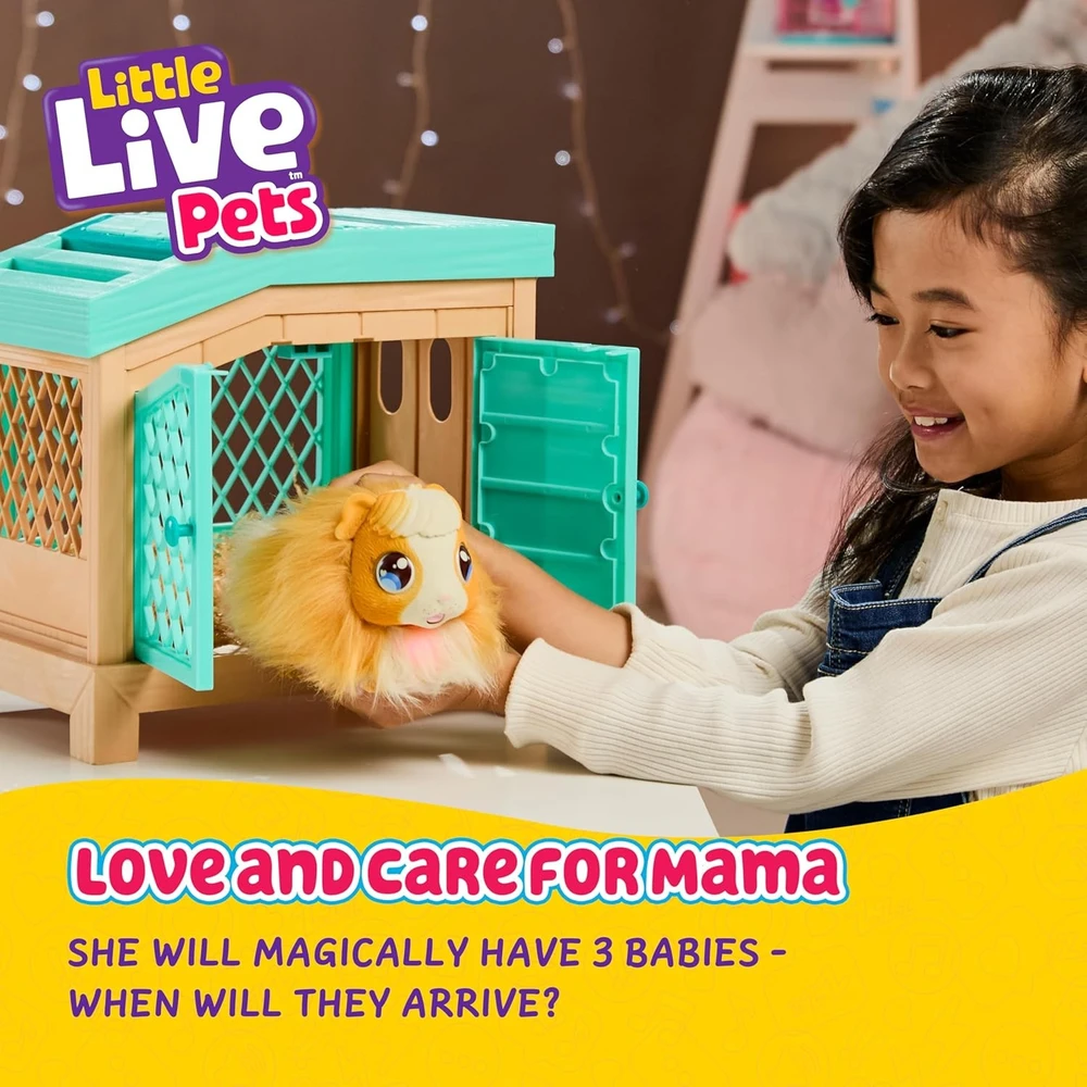 Moose Toys LITTLE LIVE PETS Mama Surprise Jūrų kiaulytė