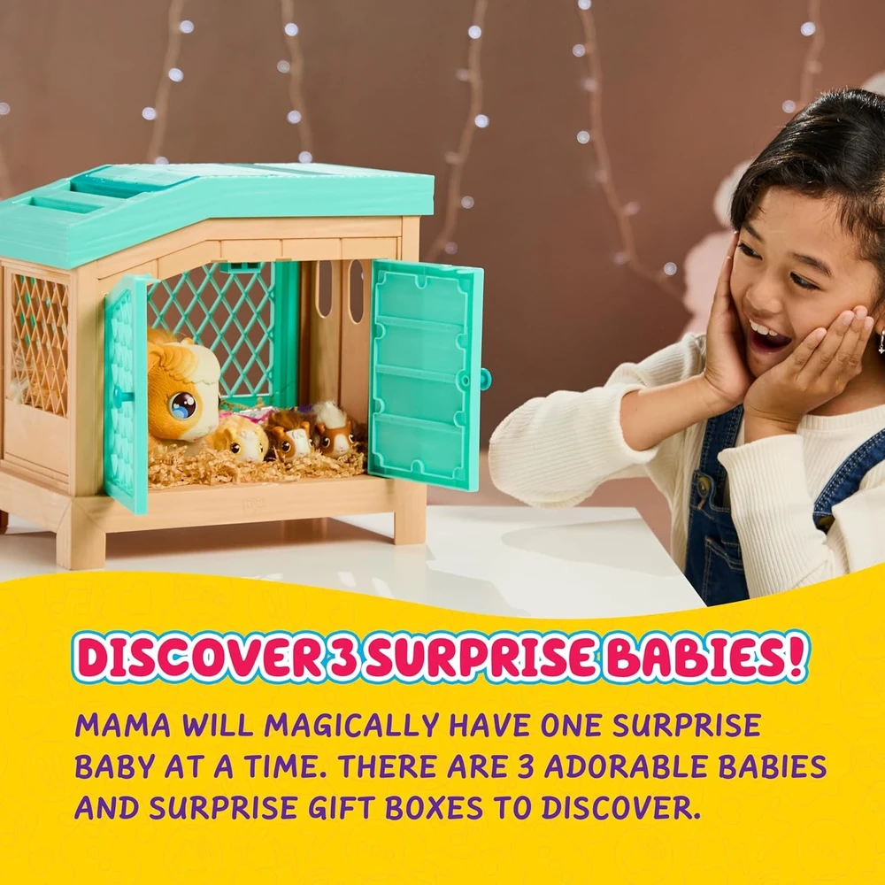 Moose Toys LITTLE LIVE PETS Mama Surprise Jūrų kiaulytė