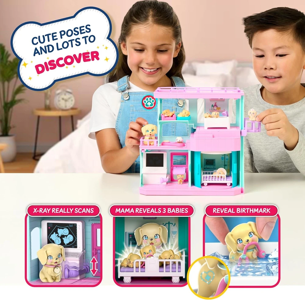 Interaktyvus gyvūnėlių priežiūros rinkinys Little Live Pets Mama Surprise Baby Clinic 26673