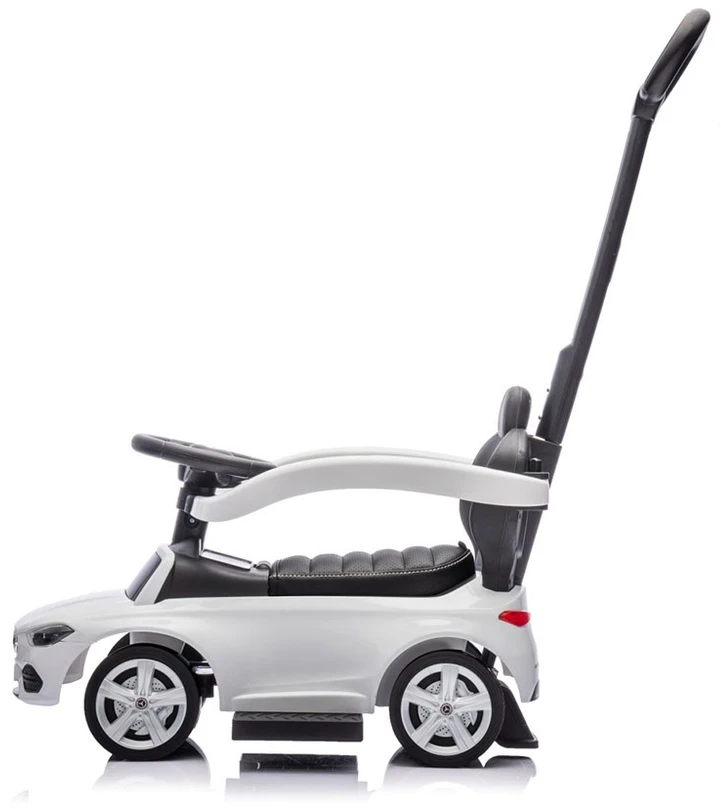 Motoroleris su vairavimo rankena MERCEDES C-Class Deluxe Milly Mally Baltas
