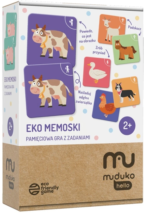MUDUKO Stalo žaidimas atminties lavinimui Memoski