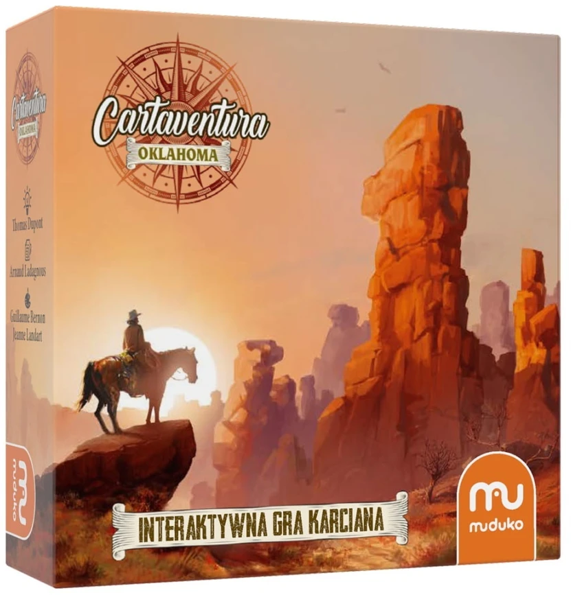 MUDUKO Stalo žaidimas Cartaventura Oklahoma kelionė per JAV 1854 m