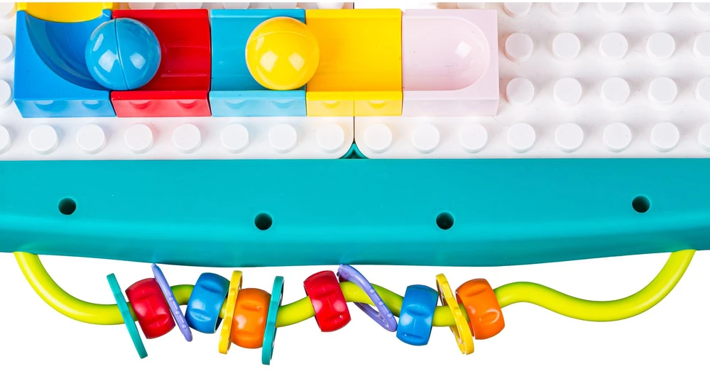 Multifunkcinis edukacinis stalas 2in1 su pianinu, mikrofonu, Bluetooth ir akumuliatorium