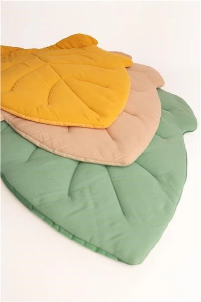Dėlionė Mušelininė žaidimų antklodė New Baby Leaf mėtų spalvos