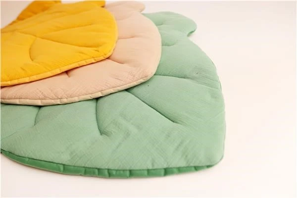 Dėlionė Mušelininė žaidimų antklodė New Baby Leaf mėtų spalvos