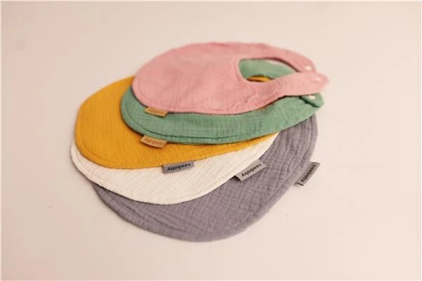 Muslino seilinukas kūdikiams New Baby garstyčių spalvos