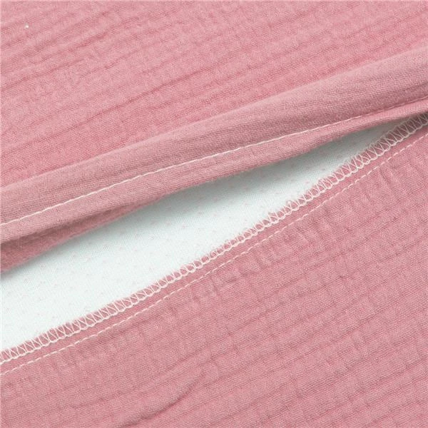 Muslino užvalkalas kūdikio pagalvės New Baby BASIC 30x37 cm rožinis