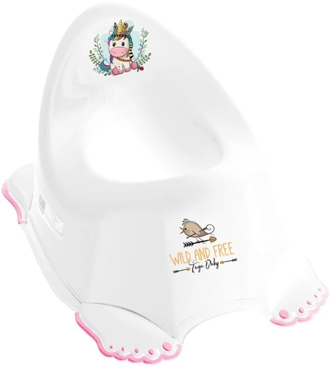 TEGA DZ-001-103-UNICORN-R Neslystantis puodukas WILD WEST rožinis