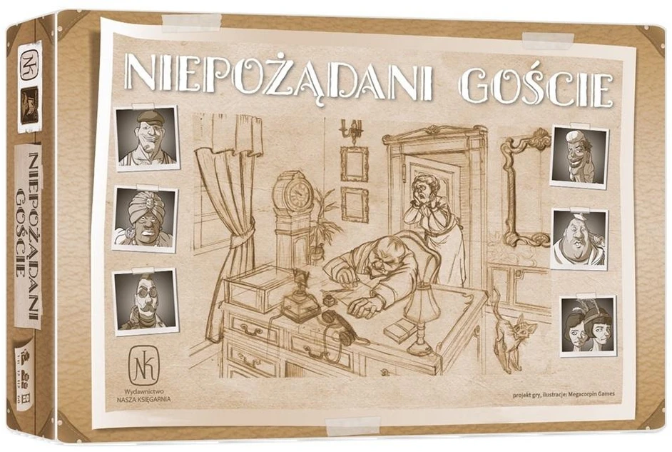 Vakarėlių žaidimas Nepageidaujami svečiai Nasza Księgarnia, PL