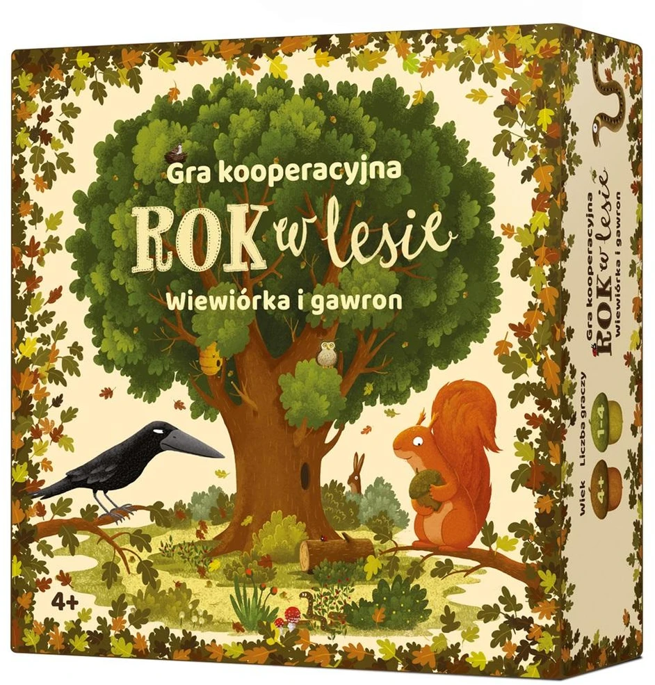 Stalo žaidimas Metai miške. Voverė ir bokštas Nasza Księgarnia, PL