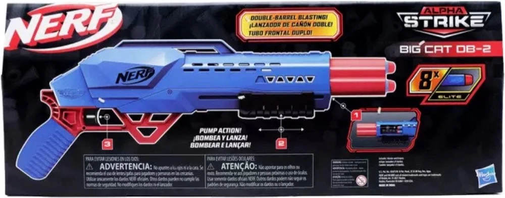 Hasbro F2463 Nerf Alpha Strike Big Cat DB2