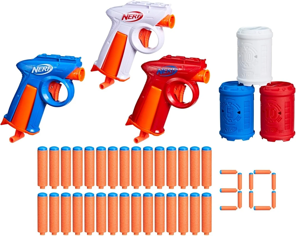 Nerf Backyard Triple Pack 3 blasters G1804