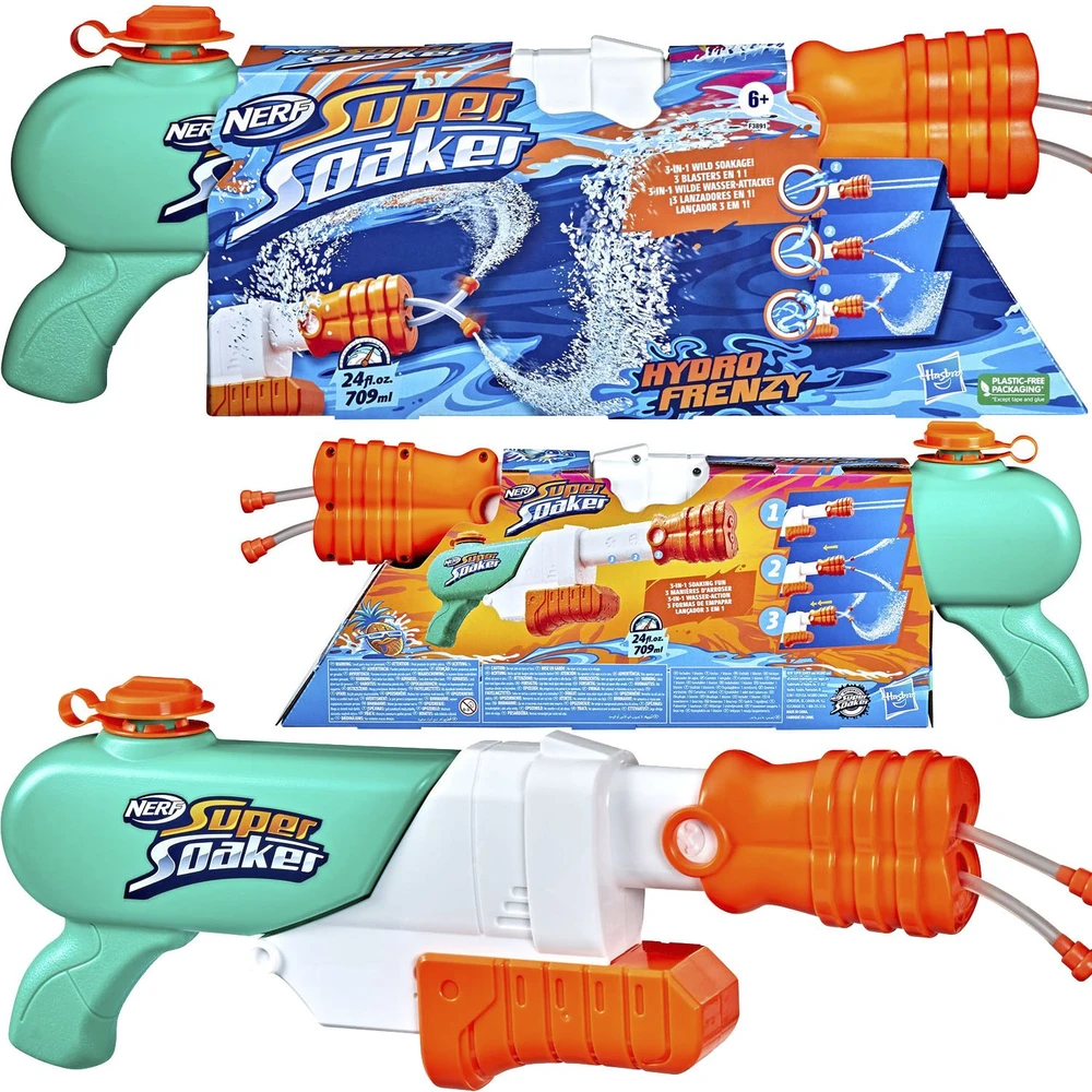 Hasbro NERF SUPERSOAKER Vandens šautuvas HYDRO FRENZY