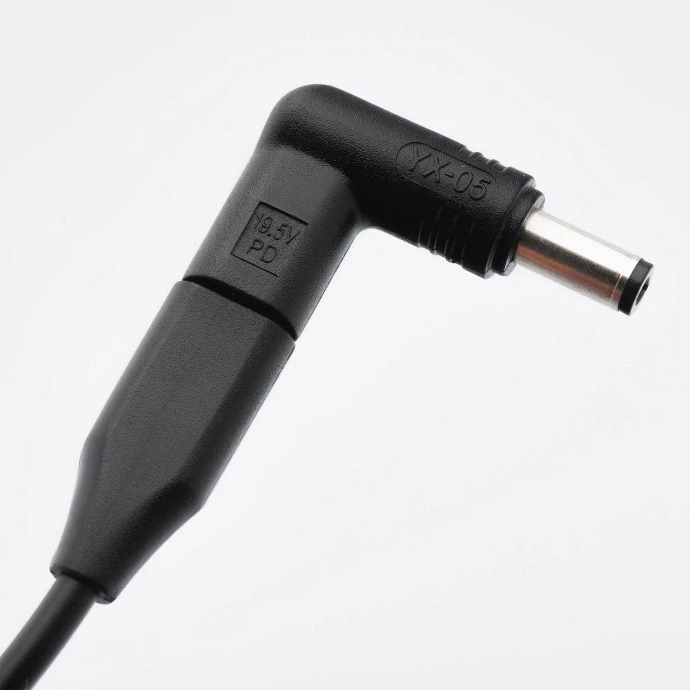 FORCELL F-ENERGY E856 uniwersal laptop charger 65W USB C + 6 adaptors - juodas