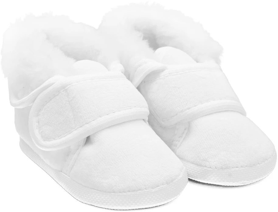 New Baby 0-3 mėn. berniuko žieminės krikštynų šlepetės, dydis 0-3 mėn.