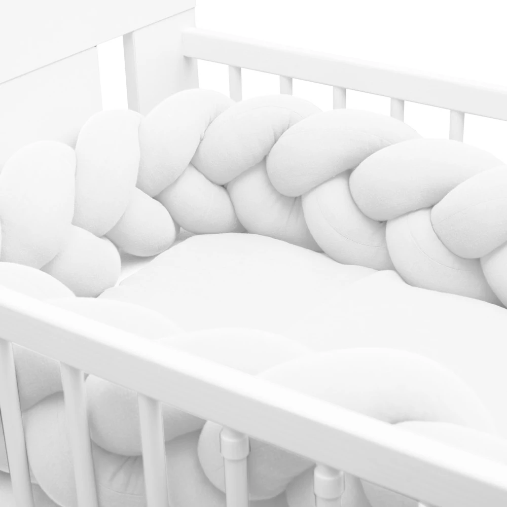 New Baby baltas muslino lovelės čiužinio užvalkalas