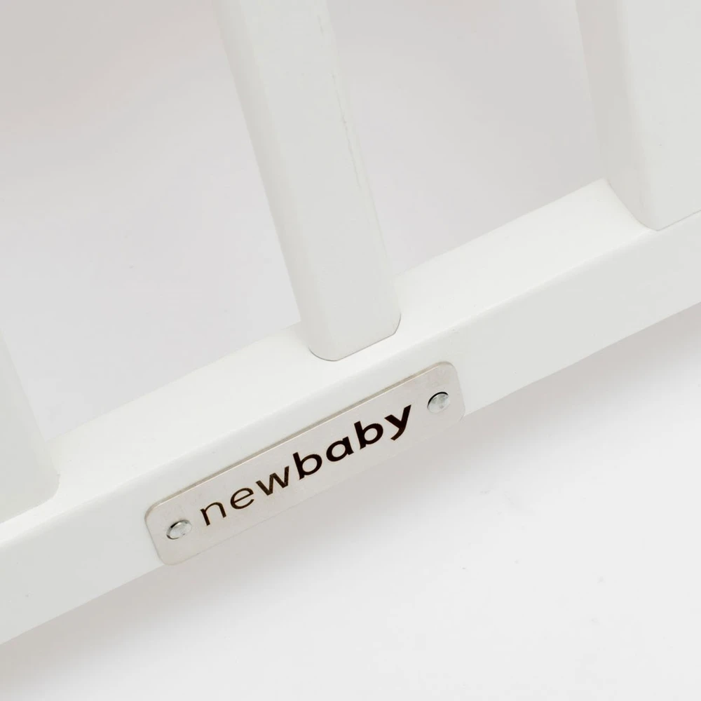 New Baby BASIC lovelė su nuleidžiama šonine siena, balta