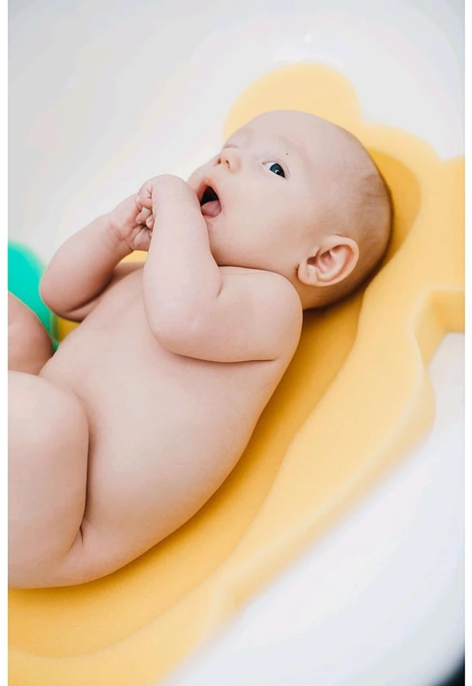 New Baby BASIC maxi putų kilimėlis meškiukas geltonas