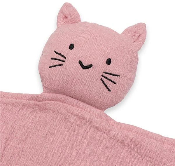 Dėlionė New Baby Cat rožinis muslininis minkštas žaislas