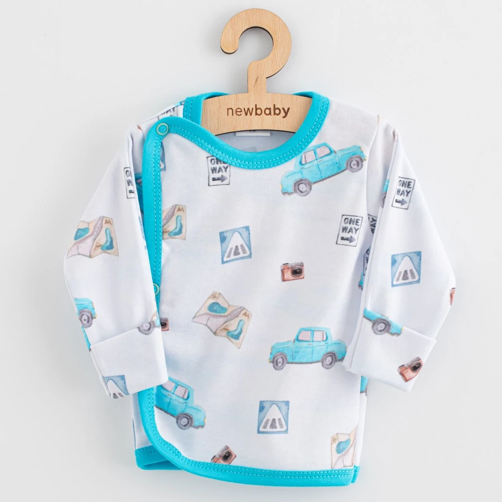 New Baby Classic II klasikiniai kūdikių marškinėliai, 3 vnt., berniukui
