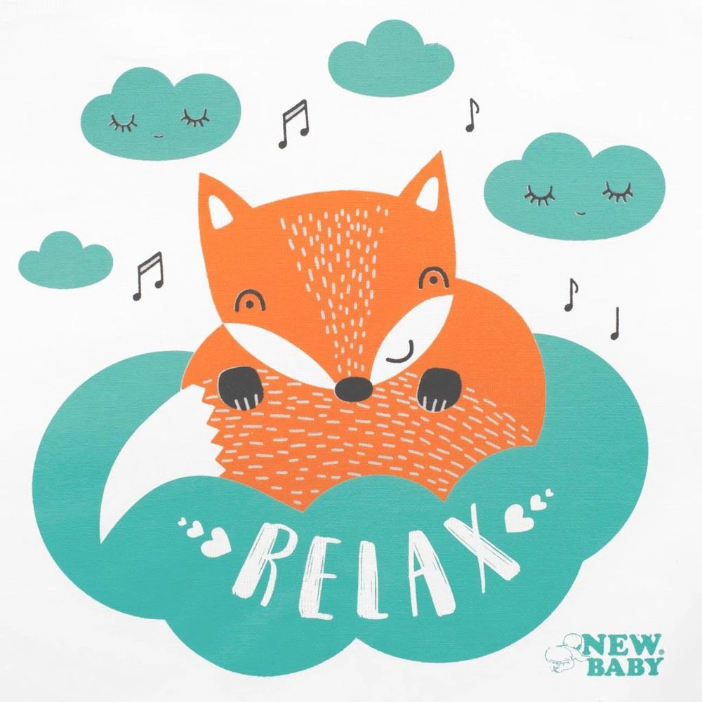 New Baby Fox mėtų spalvos kūdikio kėdutė iš minky audinio